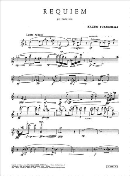 Requiem (1956) Per Flauto Solo (4)